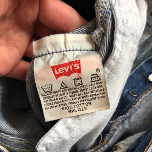 LEVIS 501XX button fly vintage high waist jeans 31/30 - Picture 6 of 8
